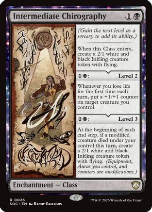 Intermediate Chirography (SOC-026) - Commander: Secrets of Strixhaven - for just $0.09! 