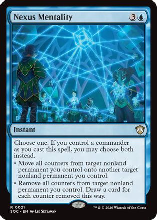 Nexus Mentality (SOC-021) - Commander: Secrets of Strixhaven - for just $0.13! 