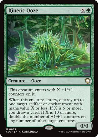 Kinetic Ooze (SOC-039) - Commander: Secrets of Strixhaven - for just $0.13! 