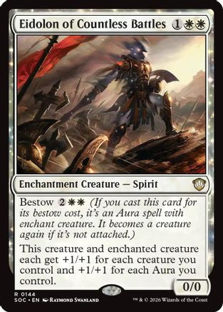 Eidolon of Countless Battles (SOC-144) - Commander: Secrets of Strixhaven - for just $0.11! 