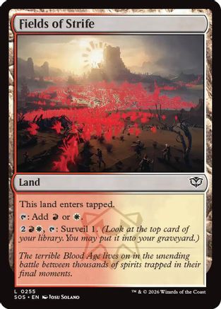 Fields of Strife (SOS-255) - Secrets of Strixhaven - for just $0.04! 
