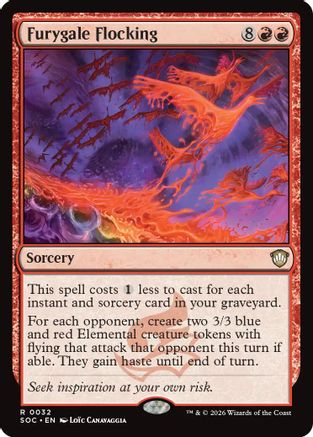 Furygale Flocking (SOC-032) - Commander: Secrets of Strixhaven - for just $0.12! 