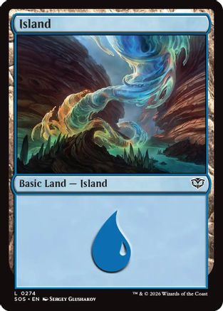 Island (0274) (SOS-274) - Secrets of Strixhaven - for just $0.06! 
