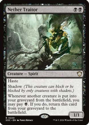 Nether Traitor (SOC-220) - Commander: Secrets of Strixhaven - for just $0.36! 