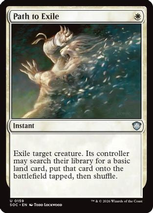 Path to Exile (SOC-159) - Commander: Secrets of Strixhaven - for just $0.29! 