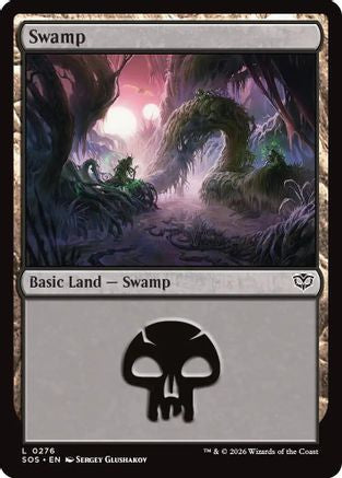 Swamp (0276) (SOS-276) - Secrets of Strixhaven Foil - for just $0.07! 