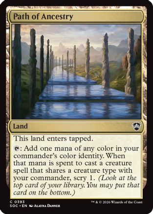 Path of Ancestry (SOC-393) - Commander: Secrets of Strixhaven - for just $0.09! 