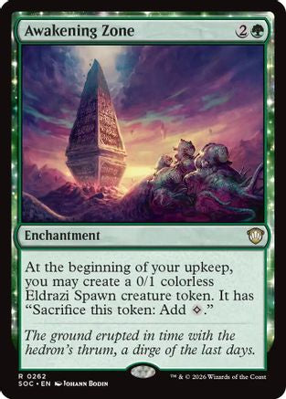 Awakening Zone (SOC-262) - Commander: Secrets of Strixhaven - for just $0.10! 
