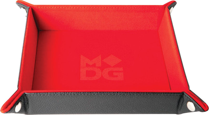 Metallic Dice Games Velvet Folding Dice Tray with Leather Backing 10" x 10" - for just $15.99! 