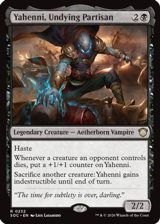 Yahenni, Undying Partisan (SOC-232) - Commander: Secrets of Strixhaven - for just $0.11! 