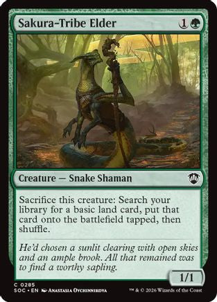 Sakura-Tribe Elder (SOC-285) - Commander: Secrets of Strixhaven - for just $0.11! 