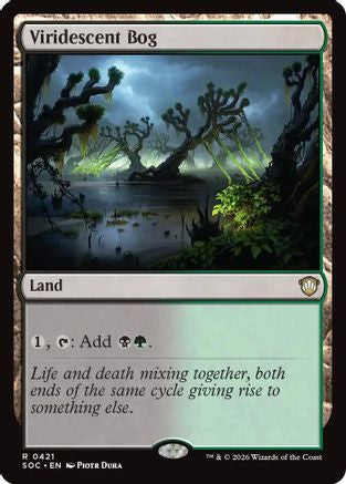 Viridescent Bog (SOC-421) - Commander: Secrets of Strixhaven - for just $0.12! 
