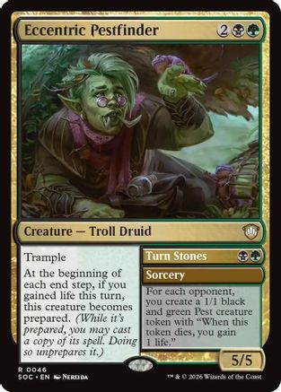 Eccentric Pestfinder (SOC-046) - Commander: Secrets of Strixhaven - for just $0.21! 
