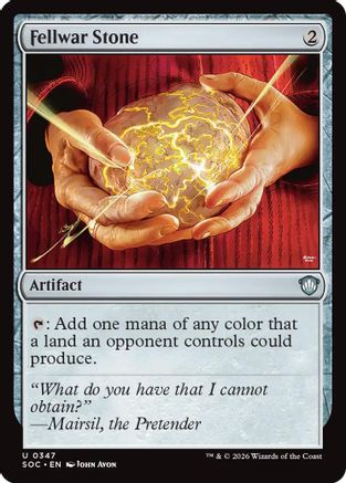 Fellwar Stone (SOC-347) - Commander: Secrets of Strixhaven - for just $0.20! 
