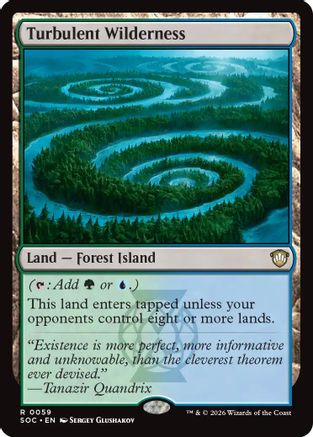 Turbulent Wilderness (SOC-059) - Commander: Secrets of Strixhaven - for just $1.77! 