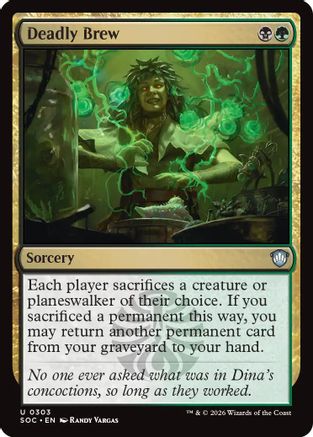 Deadly Brew (SOC-303) - Commander: Secrets of Strixhaven - for just $0.12! 