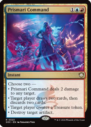 Prismari Command (SOC-323) - Commander: Secrets of Strixhaven - for just $0.10! 