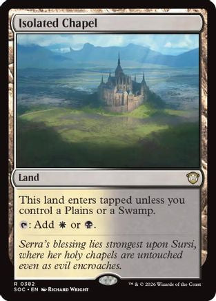 Isolated Chapel (SOC-382) - Commander: Secrets of Strixhaven - for just $0.08! 