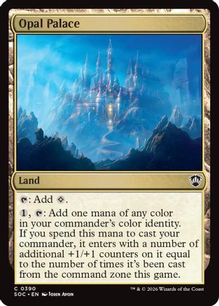 Opal Palace (SOC-390) - Commander: Secrets of Strixhaven - for just $0.11! 