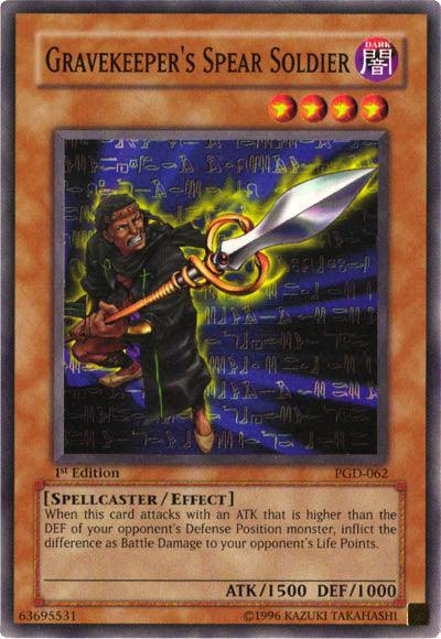 Gravekeeper's Spear Soldier [PGD-062] Common - for just $0.25! 