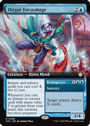 Dirgur Focusmage (Extended Art) (SOC-068) - Commander: Secrets of Strixhaven - for just $0.27! 