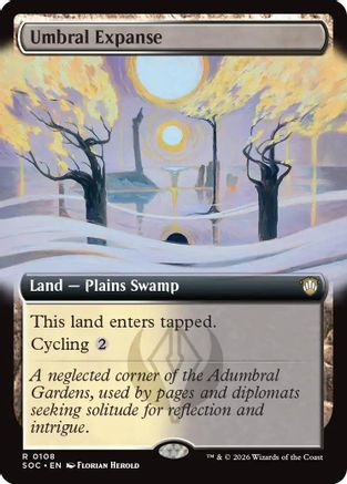 Umbral Expanse (Extended Art) (SOC-108) - Commander: Secrets of Strixhaven - for just $0.29! 