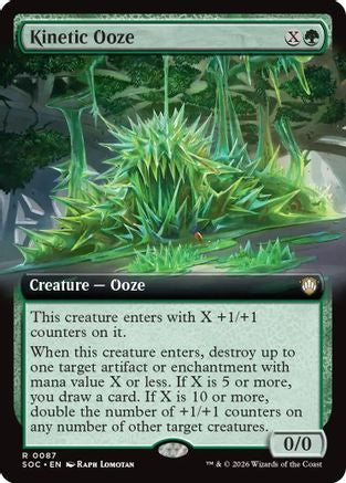 Kinetic Ooze (Extended Art) (SOC-087) - Commander: Secrets of Strixhaven - for just $0.17! 