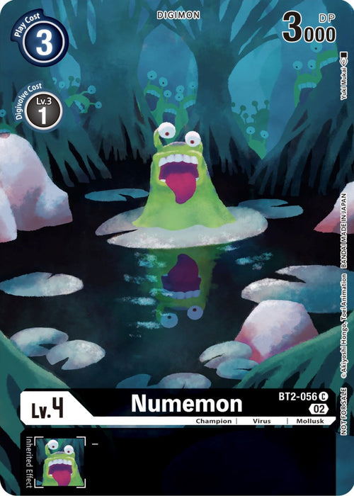 Numemon [BT2-056] (Digimon Illustration Competition Promotion Pack) [Release Special Booster Promos] - Just $0.09! Shop now at Retro Gaming of Denver