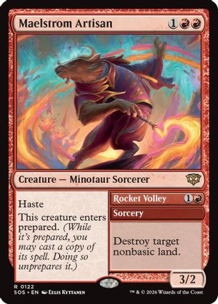 Maelstrom Artisan (SOS-122) - Secrets of Strixhaven Foil - for just $0.11! 