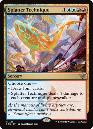 Splatter Technique (SOS-231) - Secrets of Strixhaven Foil - for just $0.12! 