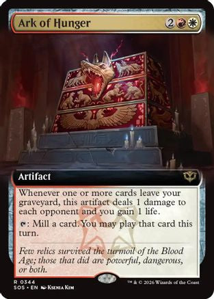 Ark of Hunger (Extended Art) (SOS-344) - Secrets of Strixhaven Foil - for just $0.40! 