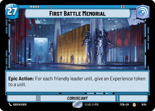First Battle Memorial (9/84) (9/84) [Twin Suns] - for just $0.35! 