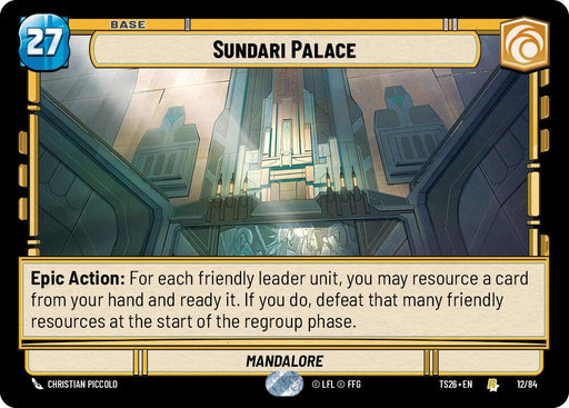 Sundari Palace (12/84) (12/84) [Twin Suns] - for just $0.30! 