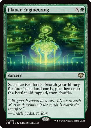 Planar Engineering (SOS-158) - Secrets of Strixhaven Foil - for just $0.65! 