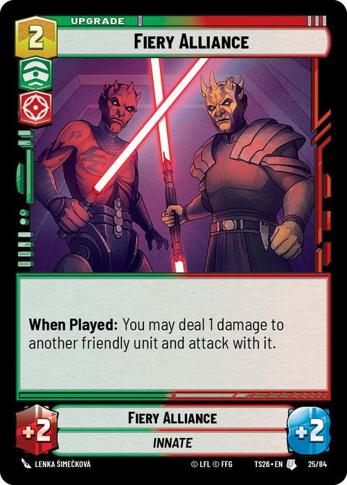 Fiery Alliance (25/84) (25/84) [Twin Suns] - for just $0.15! 