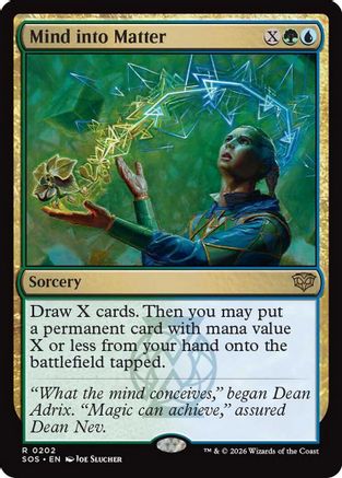 Mind into Matter (SOS-202) - Secrets of Strixhaven - for just $0.11! 