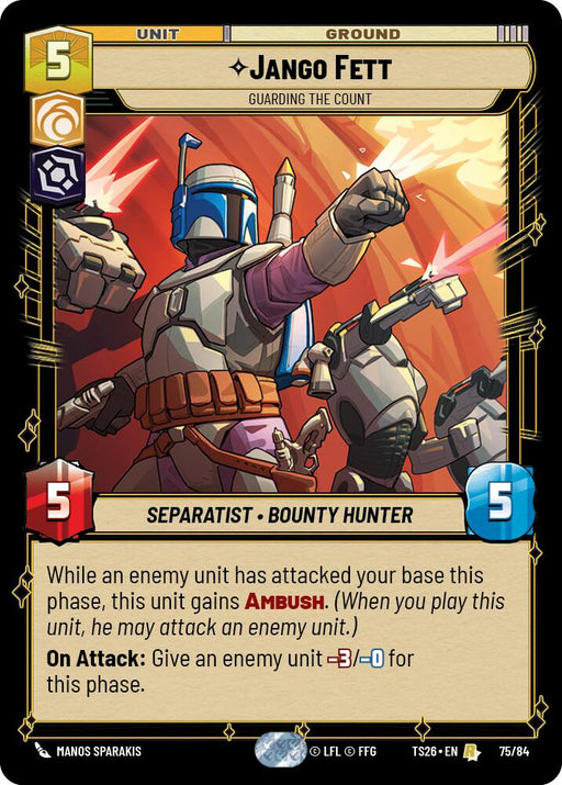 Jango Fett - Guarding the Count (75/84) (75/84) [Twin Suns] - for just $0.90! 