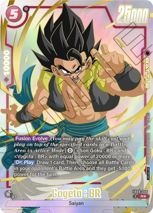 Gogeta : BR (FB09-006) (Limited Pack 26-27 WAVE1) [Fusion World Tournament Cards] - for just $18.40! 