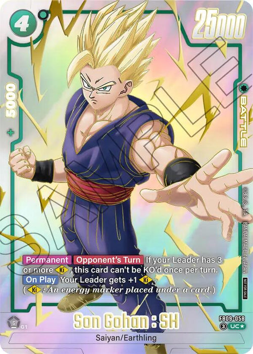 Son Gohan : SH (FB09-058) (Limited Pack 26-27 WAVE1) [Fusion World Tournament Cards] - for just $10.40! 