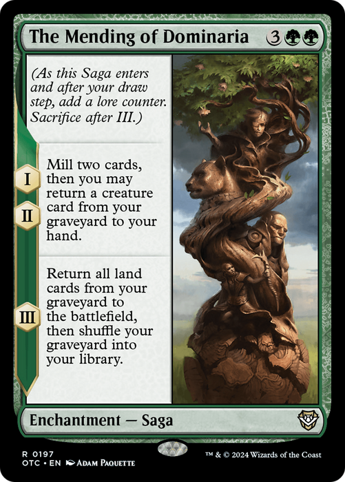 The Mending of Dominaria (OTC-197) - Outlaws of Thunder Junction Commander - for just $0.11! 