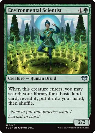 Environmental Scientist (SOS-147) - Secrets of Strixhaven Foil - for just $0.12! 