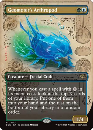 Geometer's Arthropod (Borderless) (SOS-300) - Secrets of Strixhaven Foil - for just $0.45! 