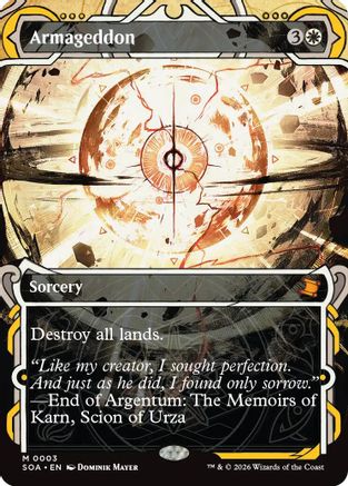 Armageddon (SOA-003) - Secrets of Strixhaven: Mystical Archive Foil - for just $3.02! 