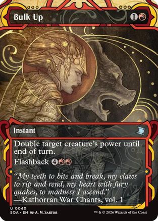 Bulk Up (SOA-040) - Secrets of Strixhaven: Mystical Archive Foil - for just $0.13! 