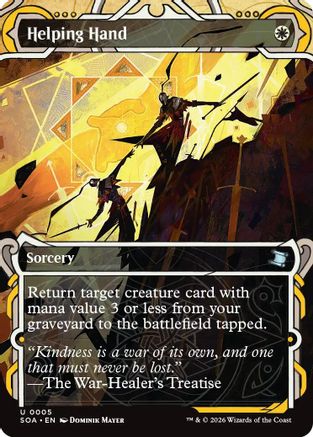 Helping Hand (SOA-005) - Secrets of Strixhaven: Mystical Archive - for just $0.07! 