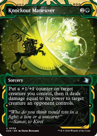 Knockout Maneuver (SOA-054) - Secrets of Strixhaven: Mystical Archive Foil - for just $0.06! 
