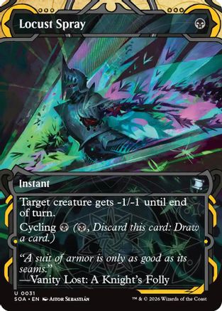 Locust Spray (SOA-031) - Secrets of Strixhaven: Mystical Archive - for just $0.03! 
