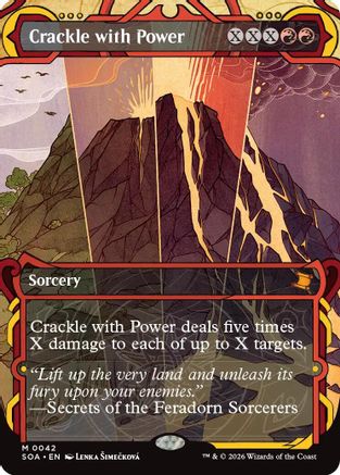Crackle with Power (SOA-042) - Secrets of Strixhaven: Mystical Archive - for just $2.28! 