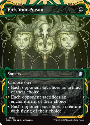 Pick Your Poison (SOA-055) - Secrets of Strixhaven: Mystical Archive Foil - for just $0.12! 