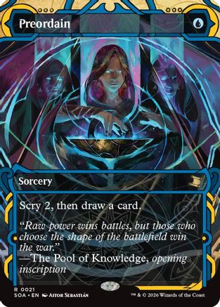 Preordain (SOA-021) - Secrets of Strixhaven: Mystical Archive Foil - for just $1.29! 